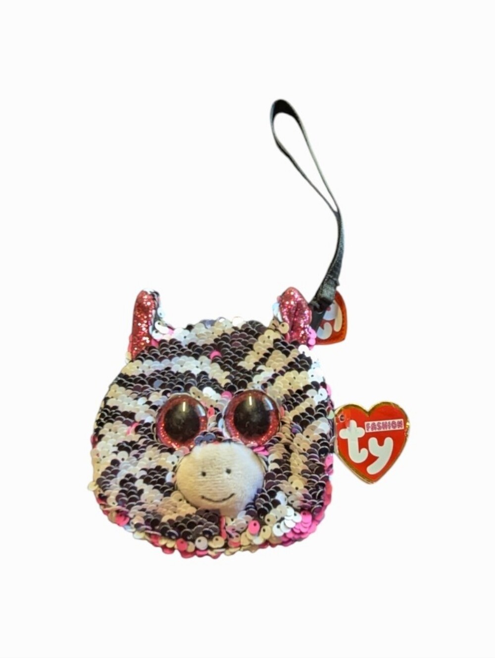 Ty Fashion Flippables Zoey the Zebra Wristlet